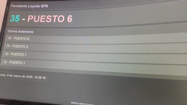 Sistema de Turnos Wifi